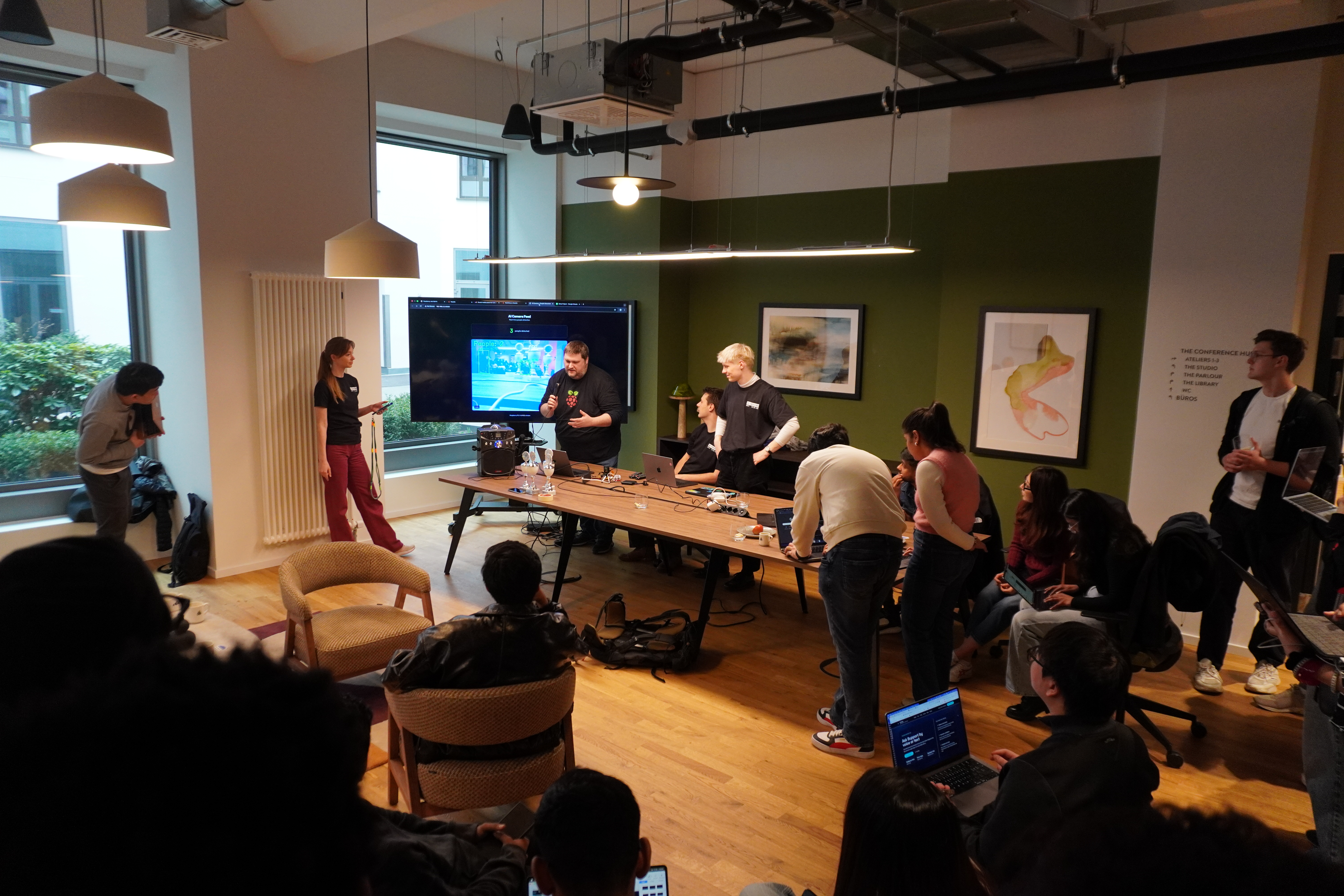 Moments from the Berlin AI hackathon