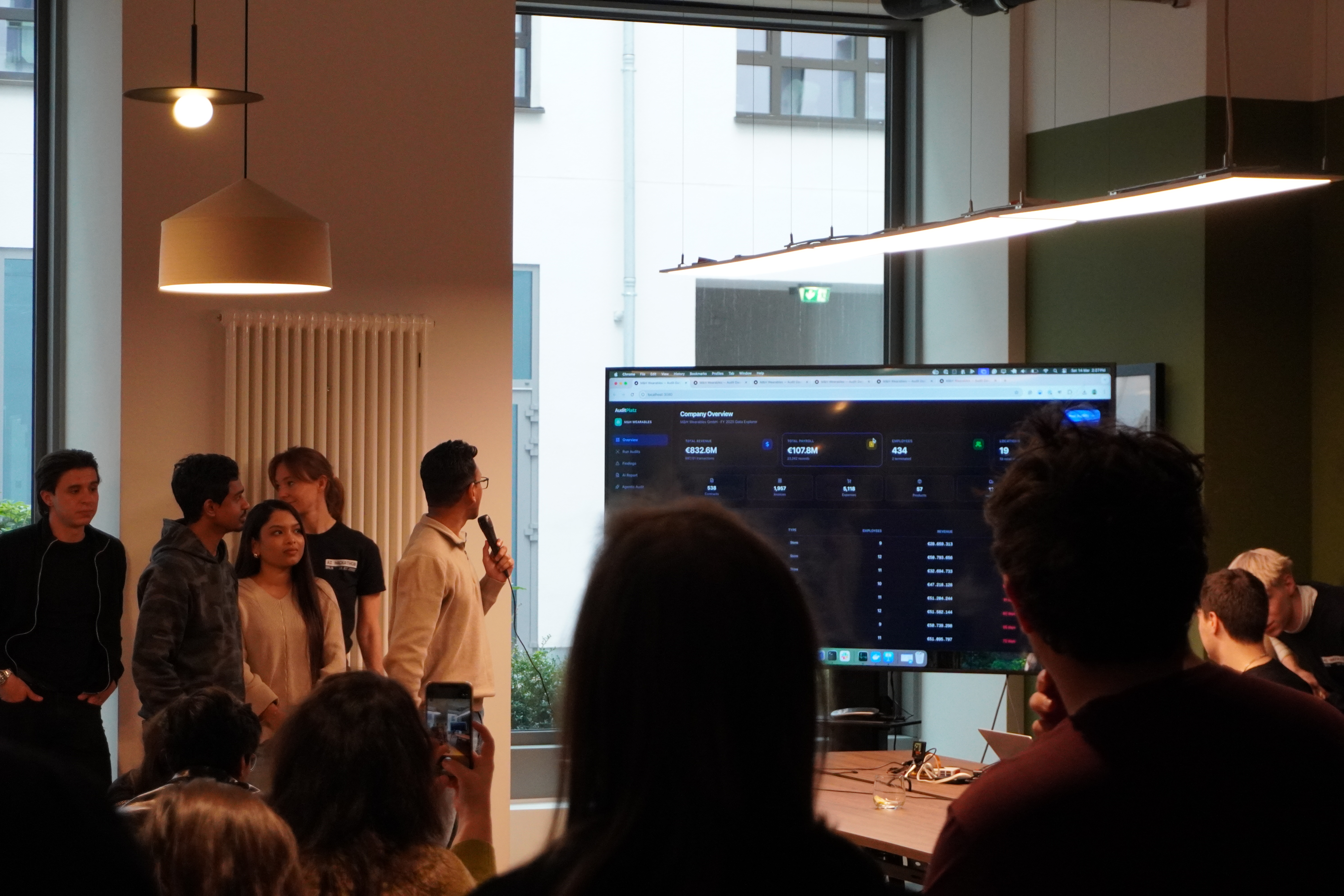 Attendees at the AI Mini Hackathon Berlin