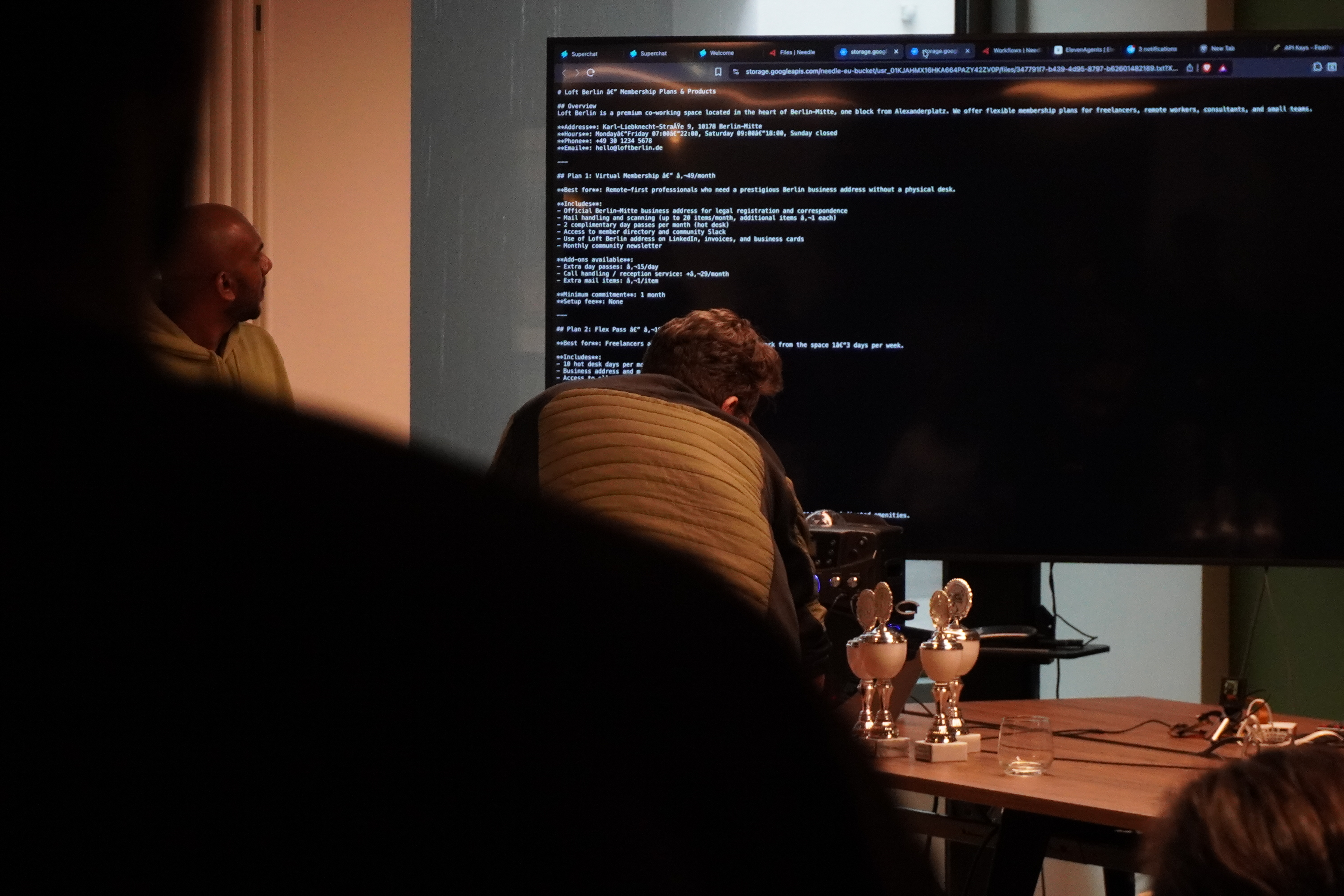 Hackathon atmosphere — participants and venue during Edition #1